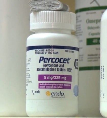 percocet pain relief pills